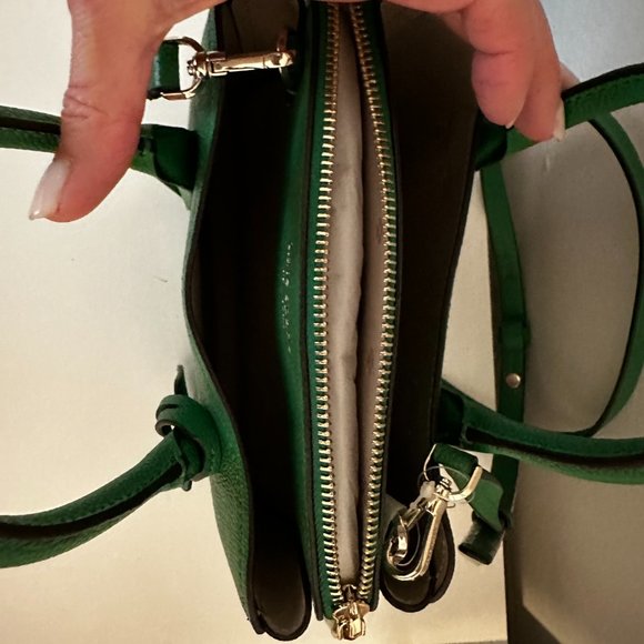 Kate Spade Green purse Margaux mini satchel - Picture 5 of 9